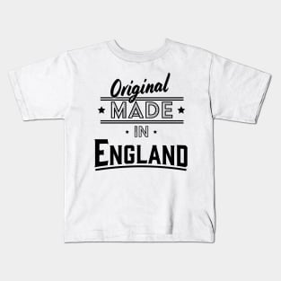 Original Made in England retro logo. Kids T-Shirt